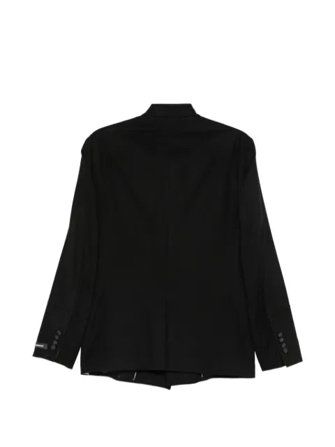 Karl Lagerfeld mandarin-collar single-breasted jacket