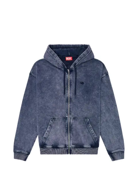 Diesel S-Boxt-Hood-Zip-Den sweater