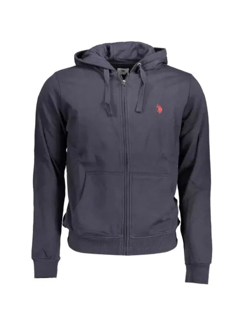 U.S. POLO ASSN. embroidered-logo zip-up hoodie