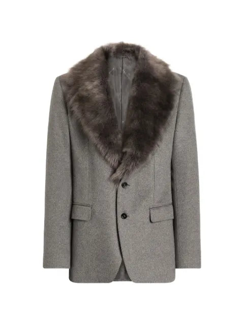 Dolce & Gabbana single-breasted cashmere jacket
