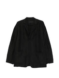 Comme des Garçons Homme patch-pocket button-up blazer