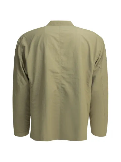Danton logo-patch notched-lapels jacket