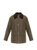 Maison Margiela shearling-collar flap-pocket jacket