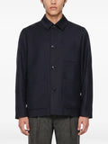 Lardini Stone patch-pocket shirt jacket