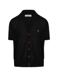 Vivienne Westwood Orb-embroidered polo cardigan