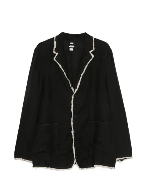 Post Archive Faction raw-edge notched-lapel jacket