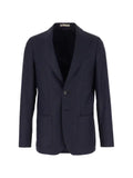 Corneliani single-breasted patch-pocket jacket