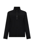 Courrèges quarter-zip stand-up collar sweater