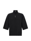 Thom Krom half-zip short-sleeve sweatshirt
