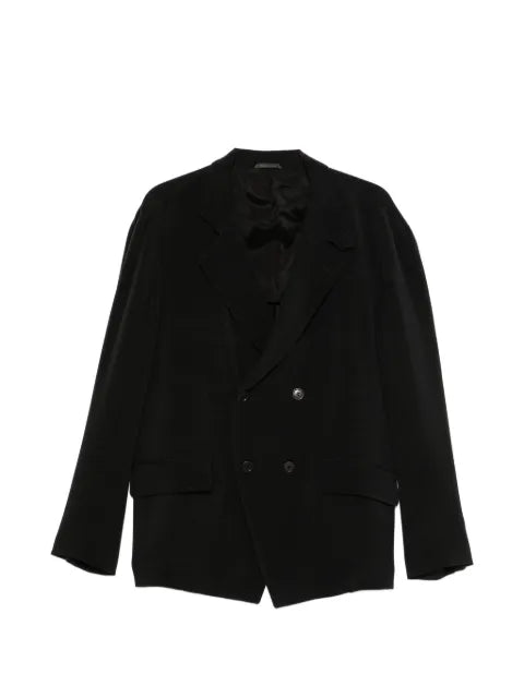 Giorgio Armani double-breasted peaked-lapel jacket