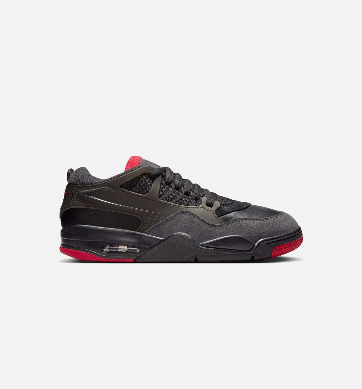 Air Jordan 4 RM Bred Men's Sneakers - Black Red
