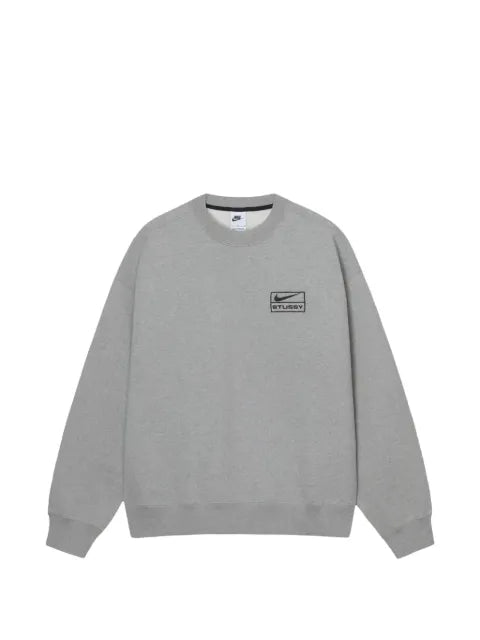 Nike x Stüssy logo-embroidered sweatshirt