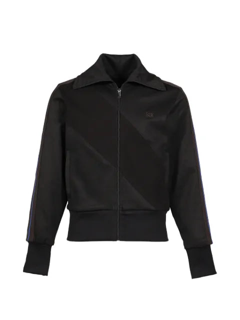 Wales Bonner logo-embroidered striped jacket