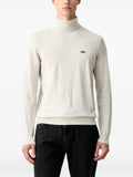 Aeronautica Militare logo-embroidered roll-neck sweater