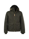 Ceccarelli high-collar hooded jacket