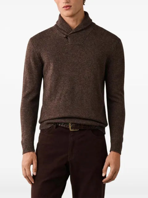 Hackett London shawl-collar sweater