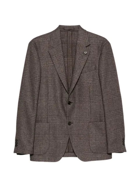 Lardini Prince of Wales-check blazer