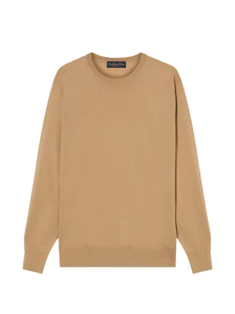 Brooks Brothers ribbed-trim crewneck sweater