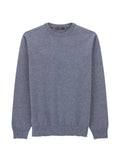 Boggi Milano crew-neck jumper in merino wool cashwool® mouliné