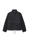 Lacoste contrast-stitch denim jacket