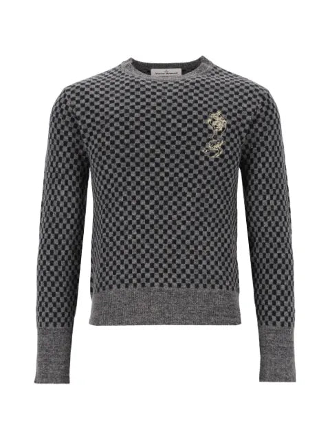 Vivienne Westwood Checkmate checkerboard-pattern sweater