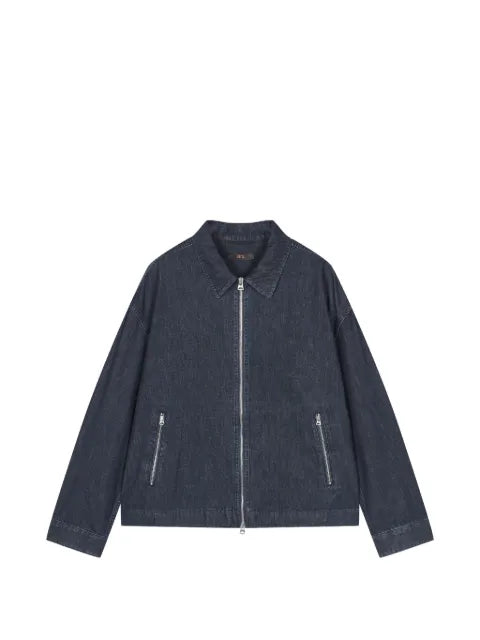 CROQUIS zip-up denim jacket