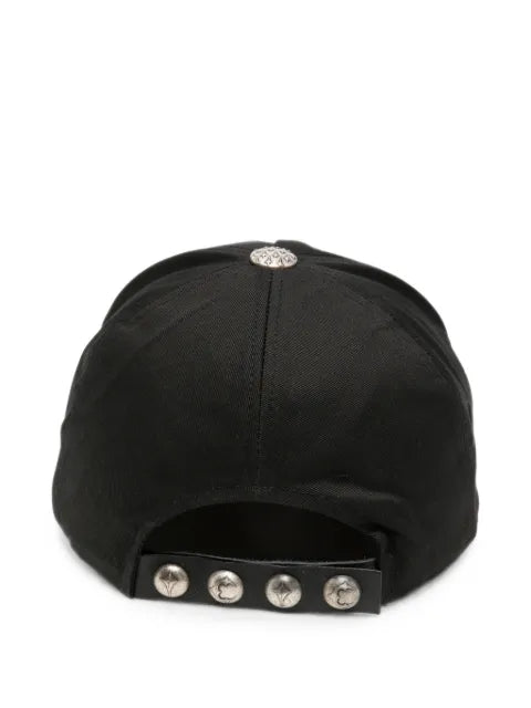 THUG CLUB logo-plaque studded baseball cap