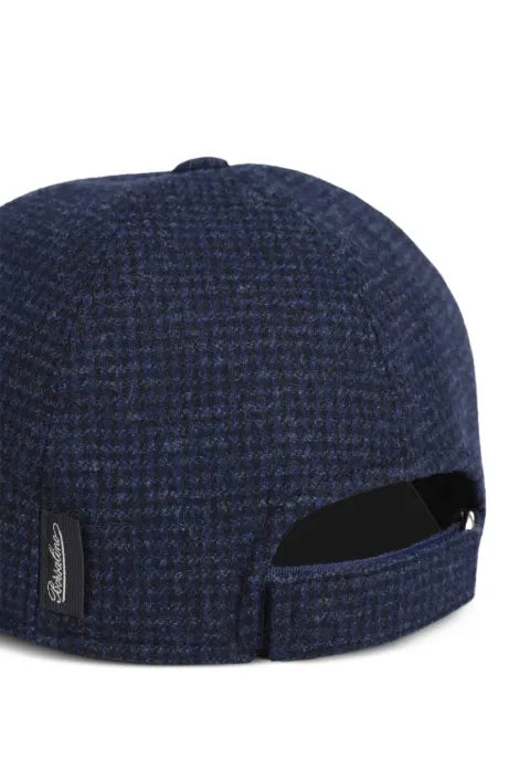 Borsalino Hiker houndstooth wool baseball cap