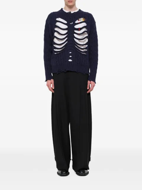 Doublet cable-knit sweater