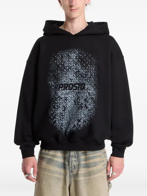PROSTO Grade logo-print hoodie
