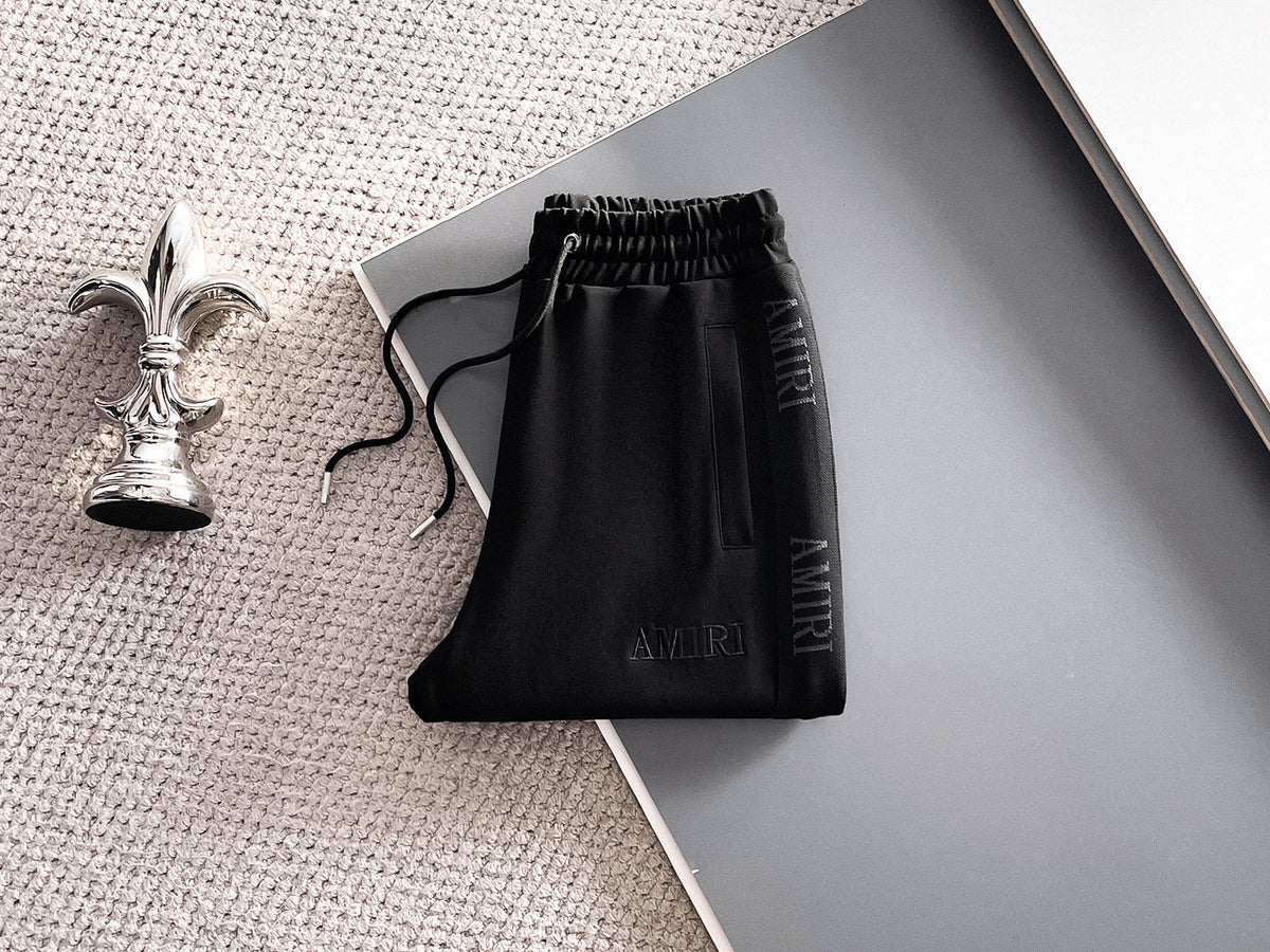 AMIRI Stand‑Collar Full‑Zip Jacket & Jogger Pants Tracksuit Set