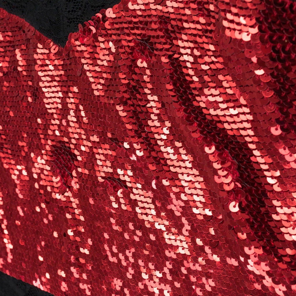 RED SEQUIN TANK TOP