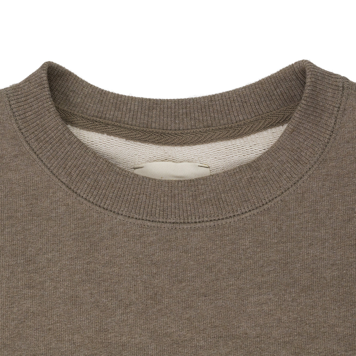 Brown Melange Uniform Crewneck Sweatshirt