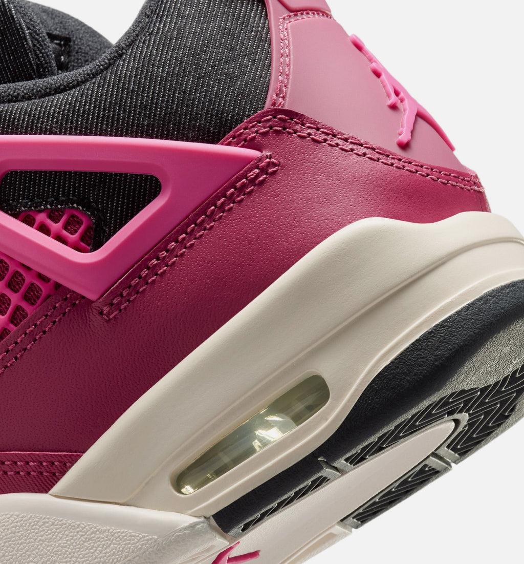 Air Jordan 4 Retro She's A Star Big Kids' Lifestyle Shoes - Sweet Beet/Desert Pink/Off Noir/Chalk