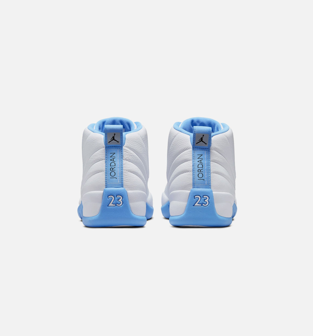 Air Jordan 12 Retro Men's Lifestyle Shoe - White/University Blue/Metallic Silver