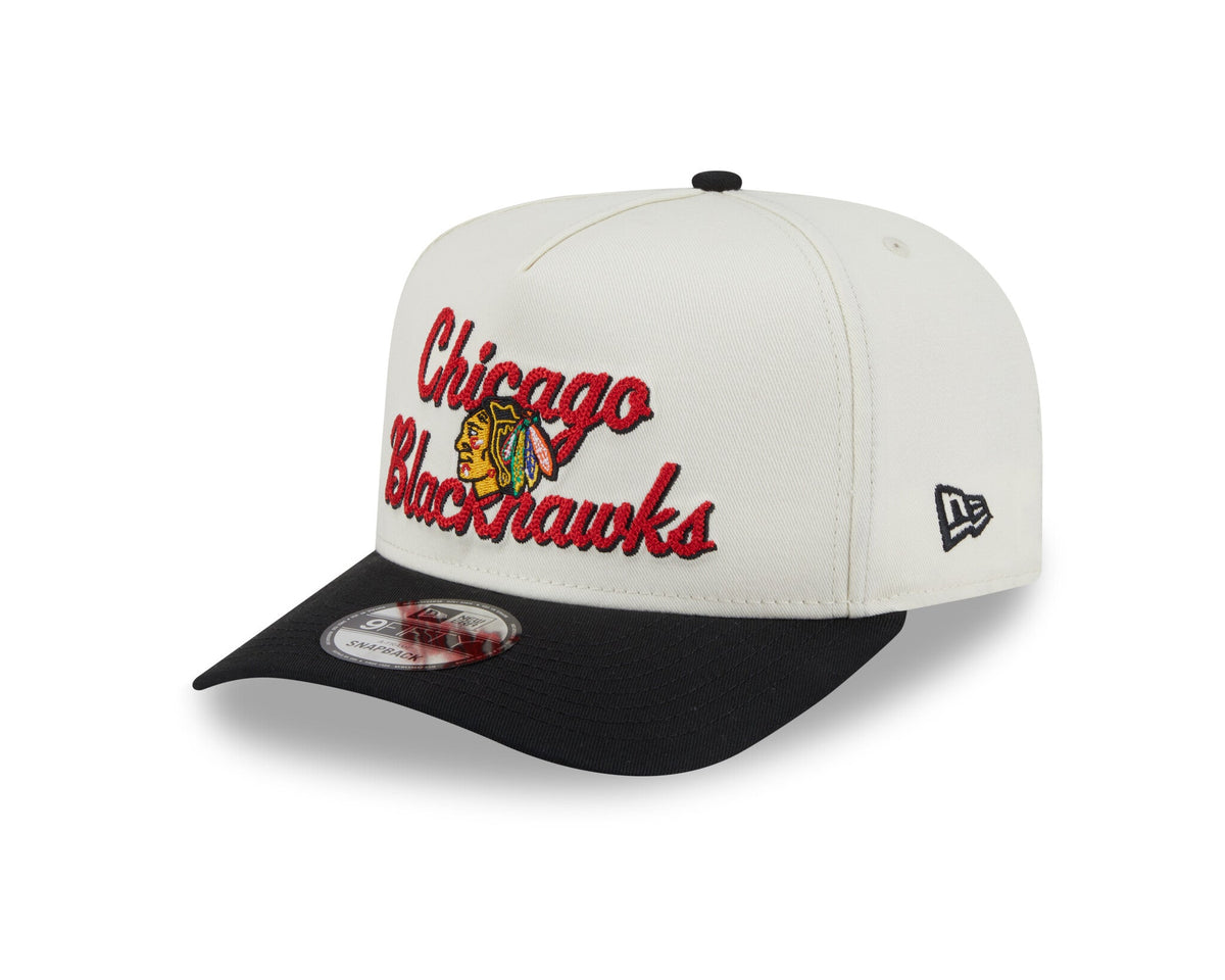 New Era 950 A-Frame Chicago Blackhawks Chainstich Snapback Hat