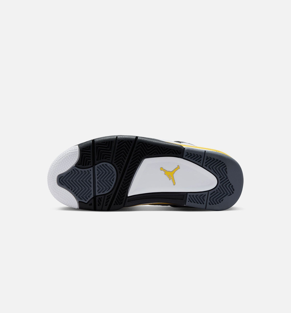Air Jordan 4 Retro Rare Air Tour Yellow – Grade School Lifestyle Shoe in White/Dark Blue Grey/Black/Tour Yellow