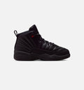 Air Jordan 12 Retro Bloodline Preschool Sneakers - Black / Varsity Red
