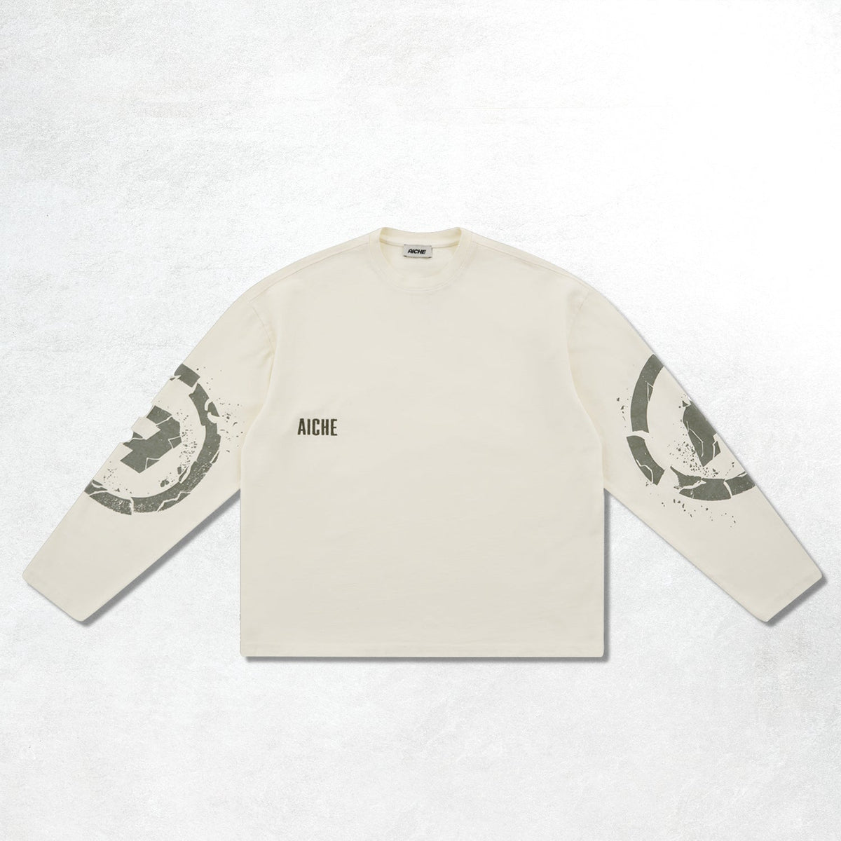 Aiche Broken Pieces Longsleeve: Creme