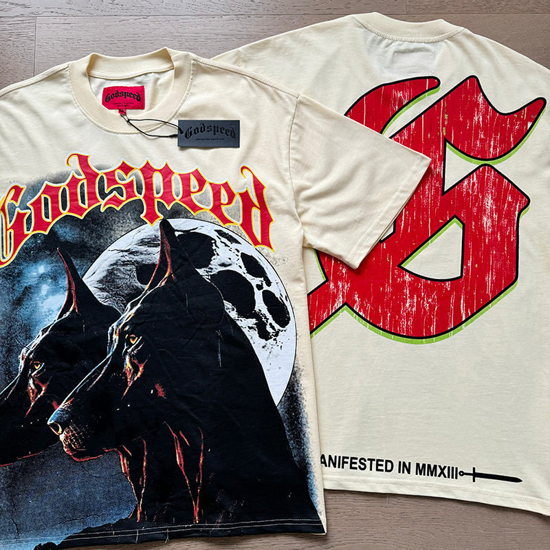 Godspeed T-Shirt Retro Fantasy Pattern