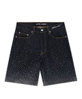 Sp5der Star Dust Demin Short Índigo