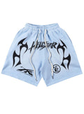 Hellstar Path to Paradise Shorts Light Blue