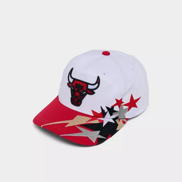 M&N NBA Chicago Bulls Shooting Stars Deadstock Snapback Hat