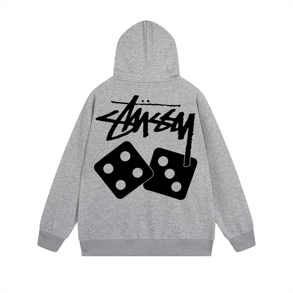 Stussy Hoodie Zip Cardigan Hooded Sweater