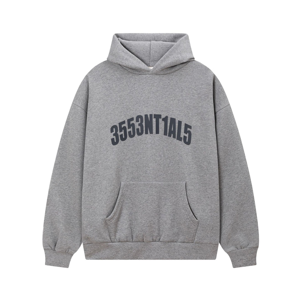 Fear Of God Essentials Rubber Print Letter Pullover Hoodie Unisex
