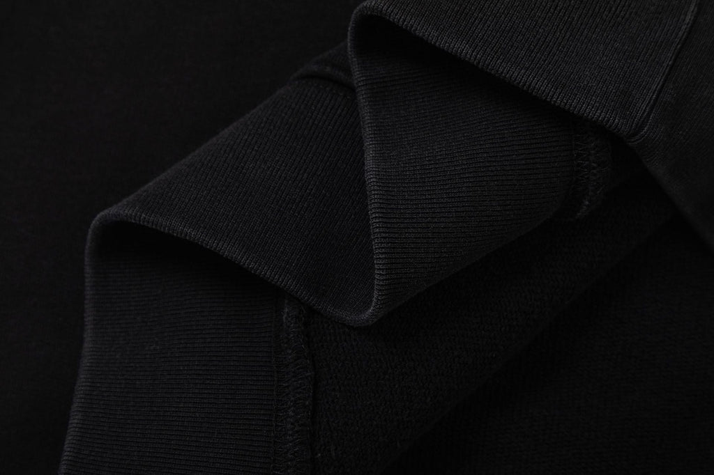 Off-White Black and White Figure Painting Graphic Hoodie