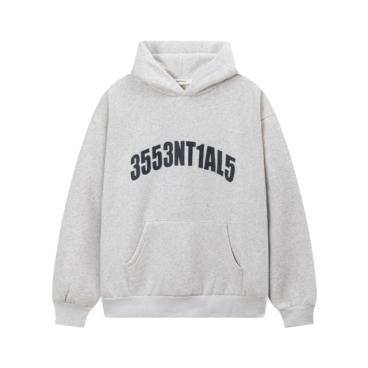 Fear Of God Essentials Rubber Print Letter Pullover Hoodie Unisex