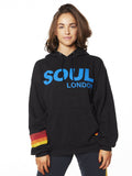 RELAXED BLACK HOODIE LNDN