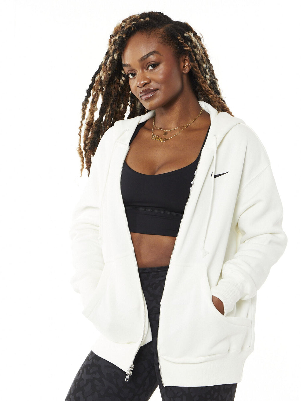 Oversized Full-Zip Hoodie