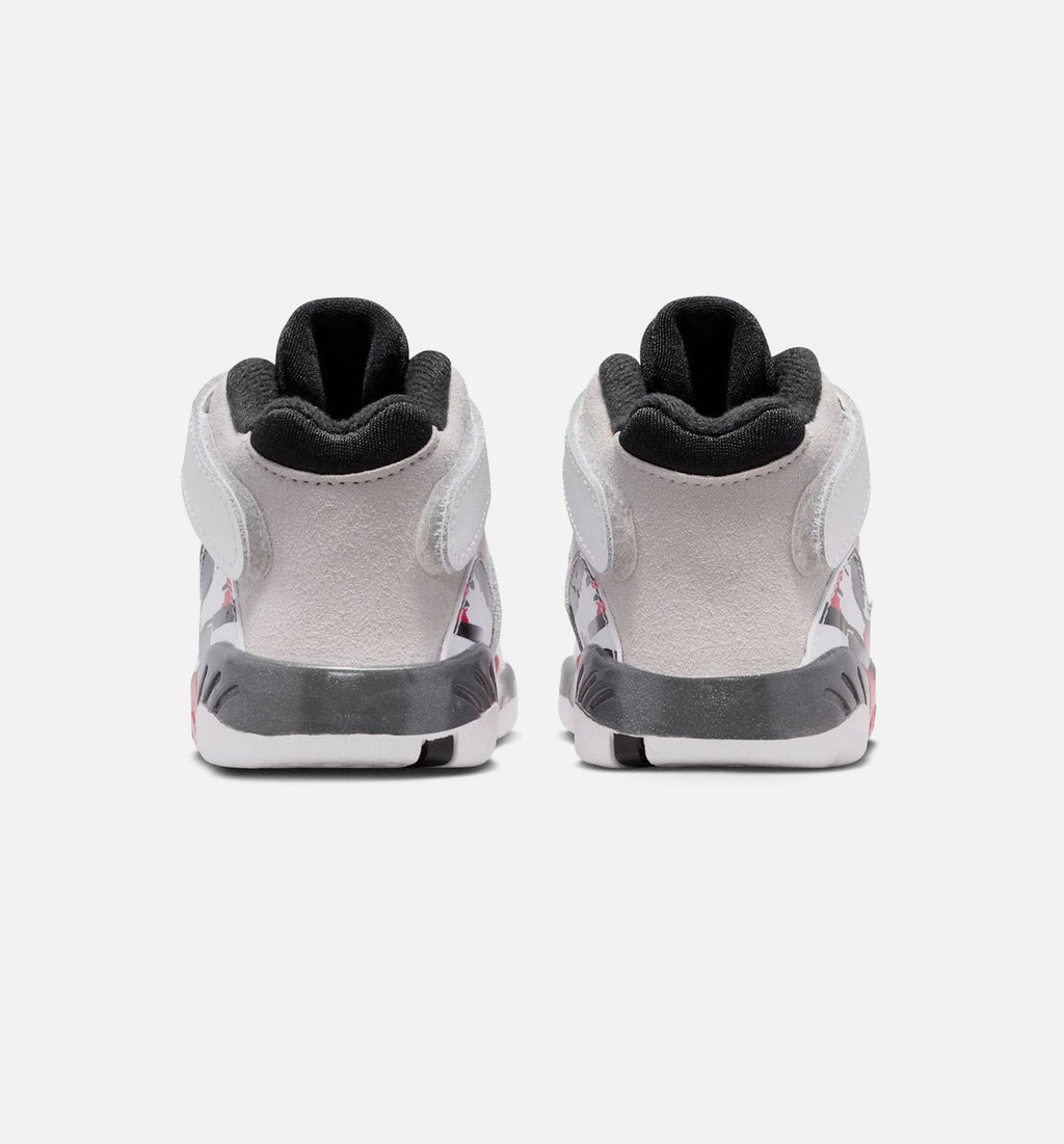 Air Jordan 8 Retro “White & True Red” Infant/Toddler Shoes